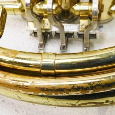 Yamaha YHR-313 French Horn, Japan, with Yamaha case and MP, Good Condition image 4