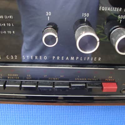 McIntosh C32 Preamplifier + L-52A Case - Pro Serviced 100% Functional image 7