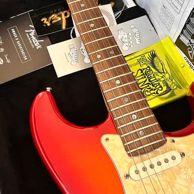 Fender American Deluxe Ash Stratocaster 2005 - Cherry Sunburst image 6