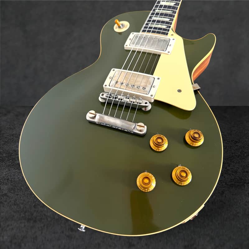 2026 Gibson Custom Made 2 Measure '57 Les Paul Reissue - Olive Drab image 1