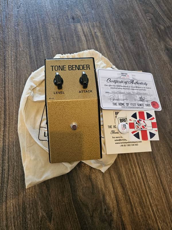 British Pedal Company MKI Tone Bender 2014 - Present - Gold image 1