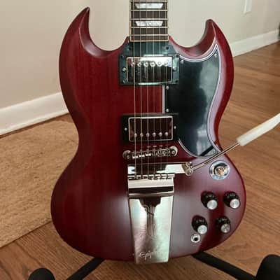 Epiphone 1964 SG Standard Reissue with Maestro Vibrola 2025 - Cherry Red image 2