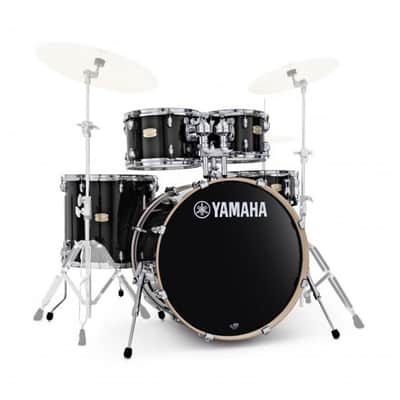 Yamaha Stage Custom Drum Kit Shell Pack, Raven Black SBP2F5RBL image 4