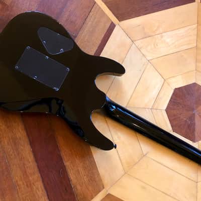 NEW DBZ Barchetta Neck Thru Electric Guitar- Floyd Rose-Trans Blue, Skull Gloss Korea image 18