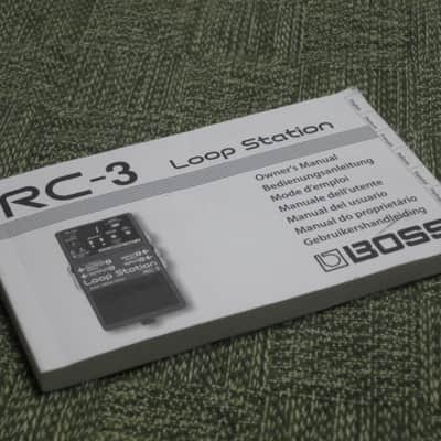 lightly handled genuine Boss Owner's Manual for RC-3 Loop Station (NO pedal / NO other items) specifically from 2012 (172 total pages cover to cover) English, German, French, Italian, Spanish, Portuguese, Dutch image 7