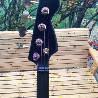 Homemade J bass 2020 - Black lacquer gloss image 4