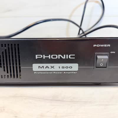 Phonic MAX 1500 Professional Stereo Power Amplifier 2009 image 3
