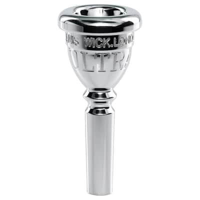 Denis Wick Ultra Cornet Mouthpiece Silver Plated, 5281U-3C - V-Type Backbore for Balanced Airflow & Tone, Ideal for Brass Band and Solo Performances, 0.66 x 0.21 x 0.15 Inches image 1