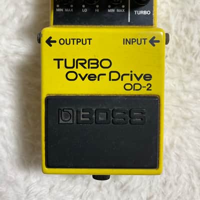Boss Turbo Over Drive OD-2 Made in Japan Black Screw image 1