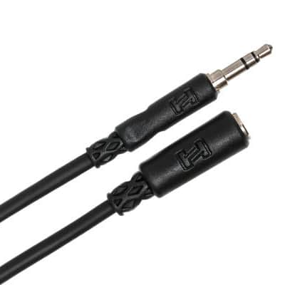 Hosa - MHE-110 Headphone Extension Cable - 3.5 mm TRS to 3.5 mm TRS - 10ft (MHE-110)