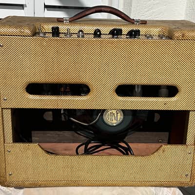 Fender Deluxe 5E3 Narrow Panel 15-Watt 1x12" Guitar Combo 1955 - 1960 !video! image 6