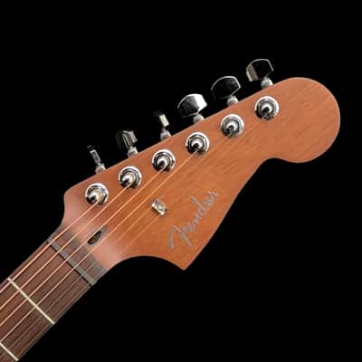 Fender Acoustasonic Standard Jazzmaster, Aged Natural image 7