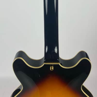 Washburn HB-35 TS 2012 - Sunburst ES style with serious upgrades, and Original Washburn Hardshell case. image 11