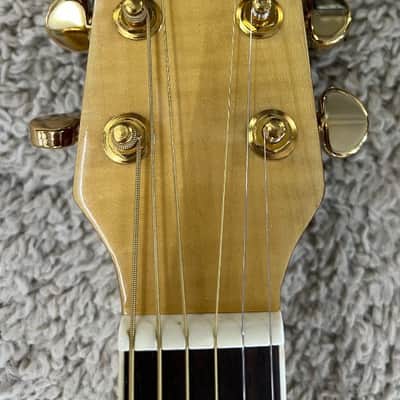 Washburn EA9F Festival Series Acoustic Electric Guitar w/Hardshell Case-Natural image 7