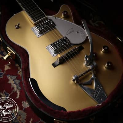 2018 Gretsch G6134T Penguin Limited Edition Casino Gold image 3