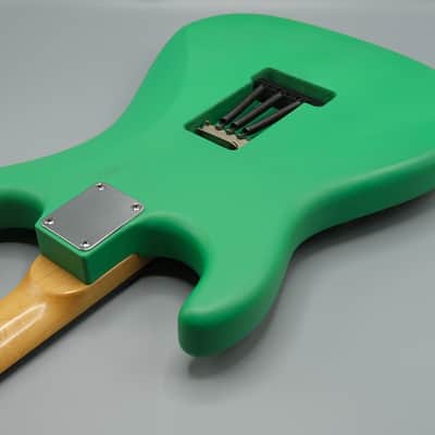 Warmoth S-Type - Satin Seafoam Green - with Performance Guitar SMI inc Hollywood neck image 6