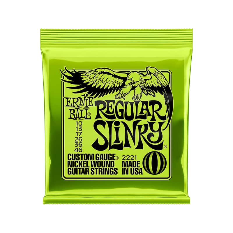 Ernie Ball Regular Slinky Electric Guitar Strings 10-46 image 1