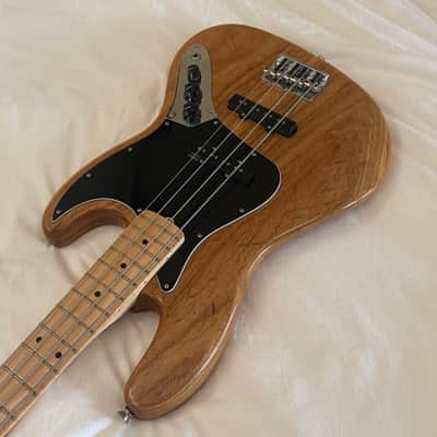2018 Fender Limited Edition Roasted Ash American Professional Jazz Bass with Maple Fretboard - Natural - Free Pro Setup image 6