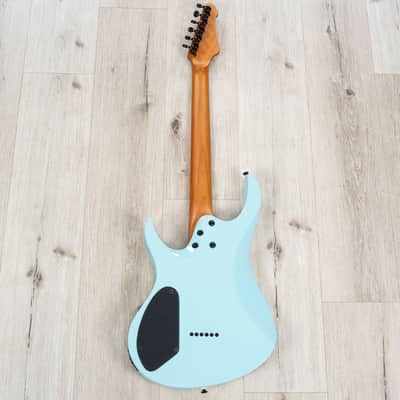 Balaguer Select Diablo Retro 27-Fret Guitar, Roasted Maple Fretboard, Hardtail, Cerulean Blue image 5