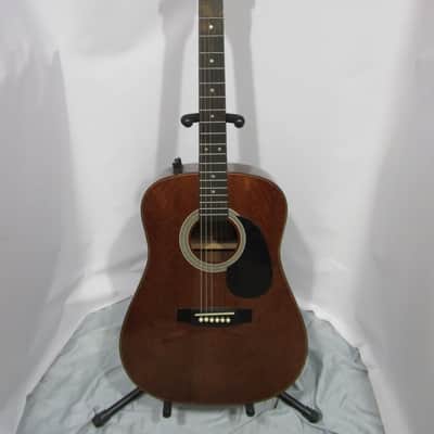 Harmony H160 Acoustic/Electric Guitar, Brown image 1