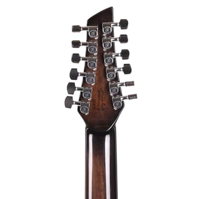 Veillette Swift Series 12-String Baritone Guitar Transparent Black image 7