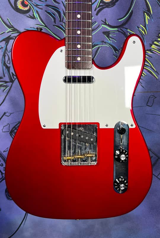 USED Fender Muddy Waters Signature Telecaster - Metallic Red image 1