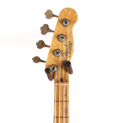 Fender Custom Shop 70th Anniversary 1951 Precision Bass Masterbuilt Andy Hicks Faded Aged Shell Pink image 13