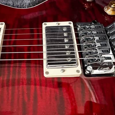 Gibson Custom Shop Alex Lifeson Rush 40th Anniversary Les Paul Axcess 2015 - Quilted Ruby Red image 6