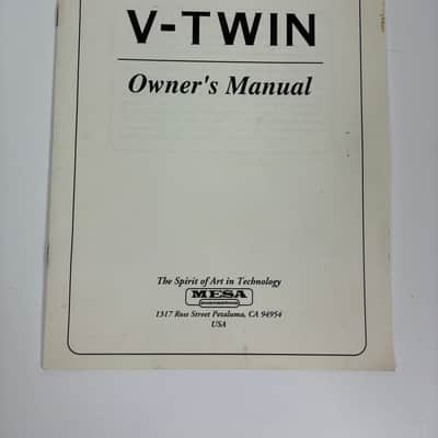 Mesa Boogie V-Twin - With Power Supply and Manual image 10