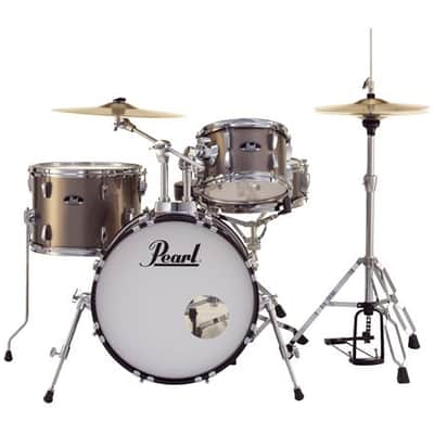 Pearl Roadshow 4-Piece Complete Bop Drum Set Bronze Metallic image 4