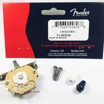 Genuine Fender Strat/Stratocaster Tele/Telecaster 5-Way Pickup Selector Switch image 2