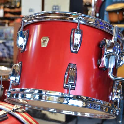 Used Ludwig Classic Maple 3pc Drum Kit - "Diablo Red" image 3