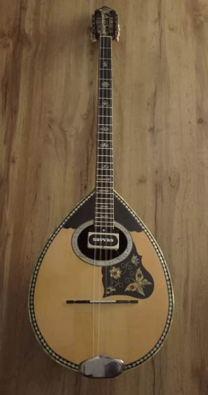 Greek Bouzouki & hardcase & pickup & 300 backing track with pdf scores 8 string image 1