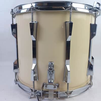 CB Drums 12x14"10Lug CB700 Marching Parade Snare Drum Piano White Wrap 8Pl Kaman image 6
