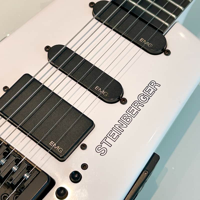 rare 1988 Steinberger USA GL-4TW White GL Headless Guitar with Emg Pickups, Trans-Trem, Fully Serviced, Hard Case Included image 1