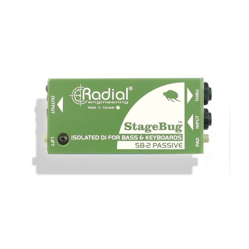 Radial StageBug SB-2 Passive Direct Box for Bass & Keys image 1