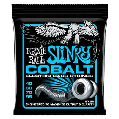 Ernie Ball Extra Slinky Cobalt Bass Guitar Strings image 1