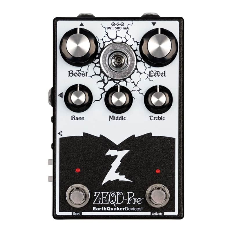 Earthquaker ZEQD-Pre All-Analog Tube Preamp with EF86 Tube, Passive 3-Band EQ image 1