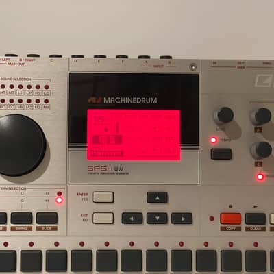 Elektron Machinedrum SPS-1UW MKI w/Power supply Drum Machine 2005 - 2007 - Silver Made in Sweden Worldwide Shipment image 2