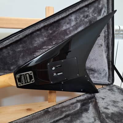 2008 Kramer Vanguard Flying V FR-440S Black w/OHSC image 8