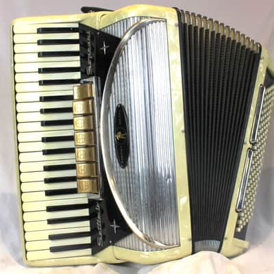 6240 - Black and Tan Settimio Soprani Dick Contino Piano Accordion LMH 41 120 image 1