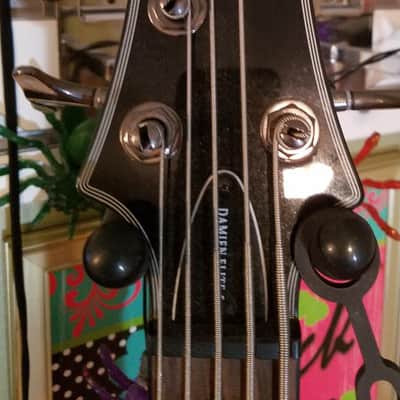 Lefty Schecter Damien Elite-5 Active 5-String Bass 2016 Crimson Red image 5