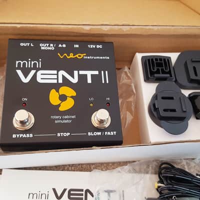 Neo Instruments Mini Vent II Rotary Speaker Cab Simulator Pedal 2010s - Black image 1