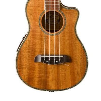 Oscar Schmidt OU6LCE-R Cutaway Tenor Ukulele W/Pre Amp. Natural Koa (OU6LCEK-A-U) image 2