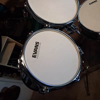 Ludwig Leedy Rogers Custom drum set 50's 60's 70's - Green sparkle image 11