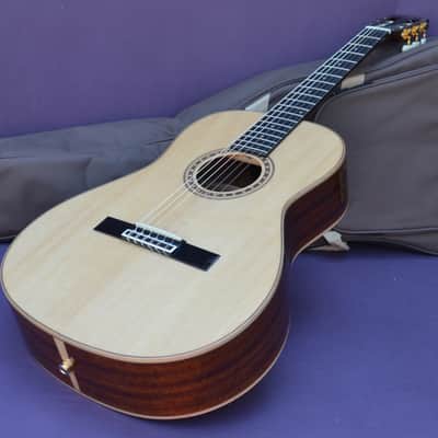Bedell Performance Series OHN-18E-G Ac/El Nylon Parlor Guitar-GigBag- Rare Model image 1