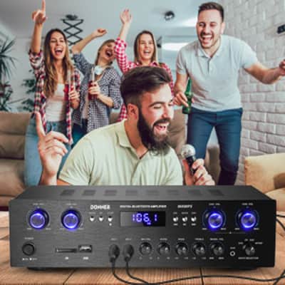 Donner Bluetooth 5.0 Stereo Audio Amplifier Receiver Home-MAMP5 image 14