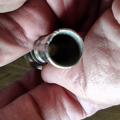 York and Sons Trombone Mouthpiece Lot of 3 Antique Cornet Horn 1900s image 8
