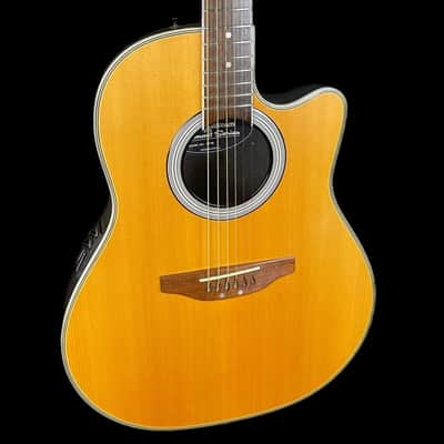 Ovation Applause AE 28 Electro-Acoustic Guitar in Natural image 3