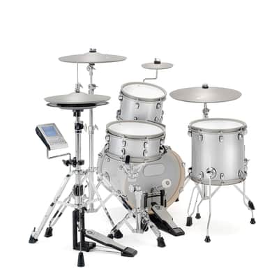 EFNOTE 5 Electronic Drum Set - White Sparkle MONITOR PAK image 4